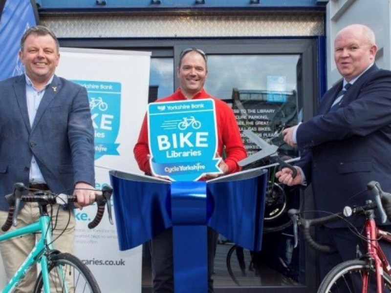 Yorkshire Bank Bike Library launched as Fox Valley prepares to host Tour de Yorkshire finish
