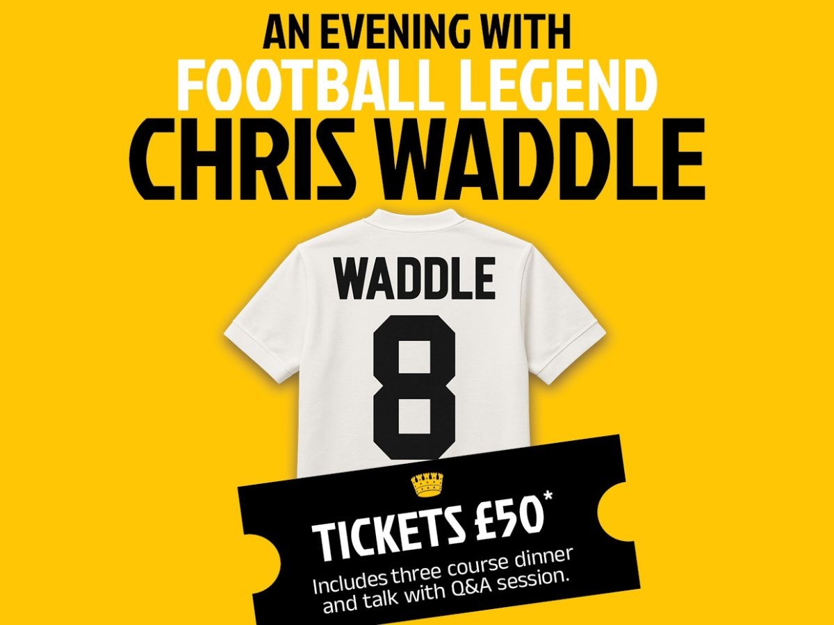 An Evening with Football Legend Chris Waddle at Ponti's