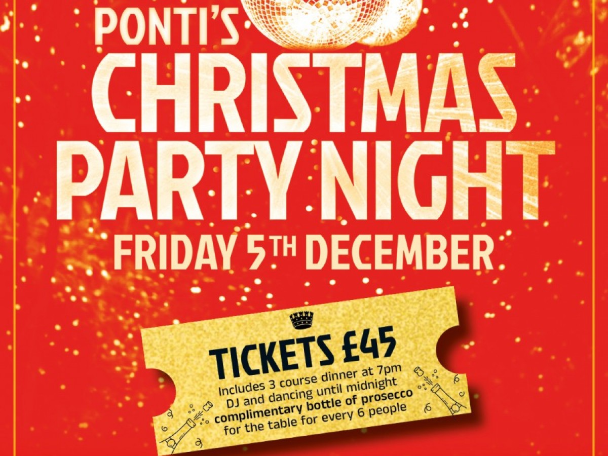 Christmas Party Night at Ponti's