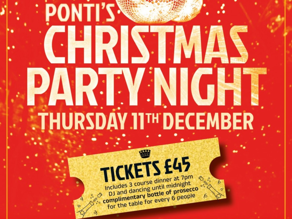 Christmas Party Night at Ponti's