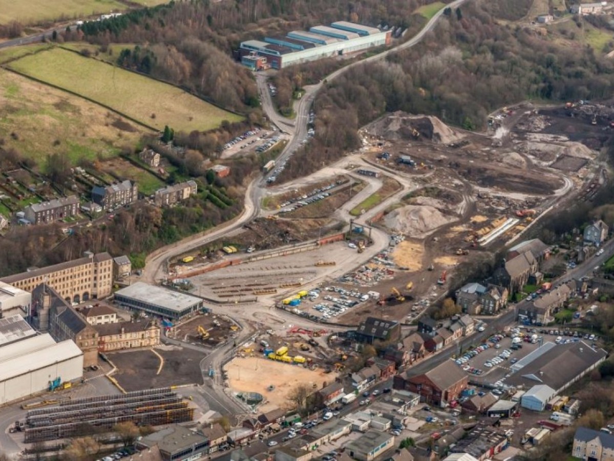 Work gets underway on the main retail site at Fox Valley