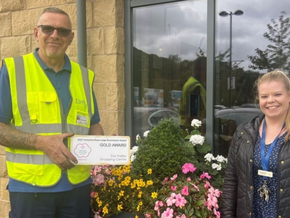 Fox Valley celebrates In Bloom success for centre’s fantastic floral displays