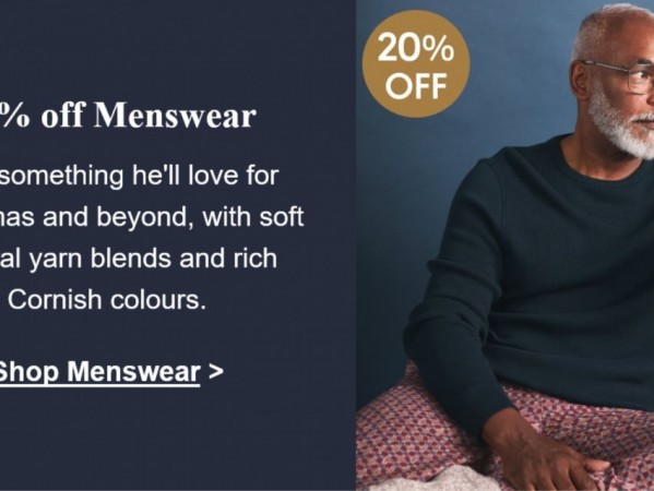20% Off Menswear at Seasalt